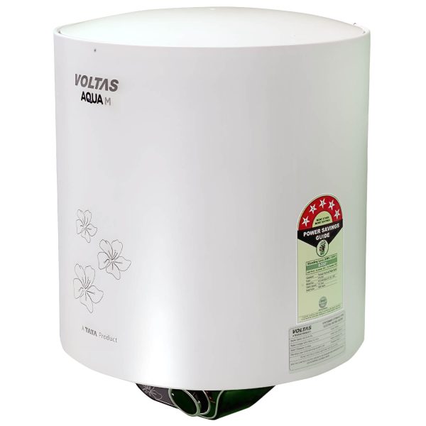Voltas Aqua Metal 15 Litre, 15 Litre Storage Water Heater with 5 Star Rating with Metal Body and 8 Bar Pressure, White