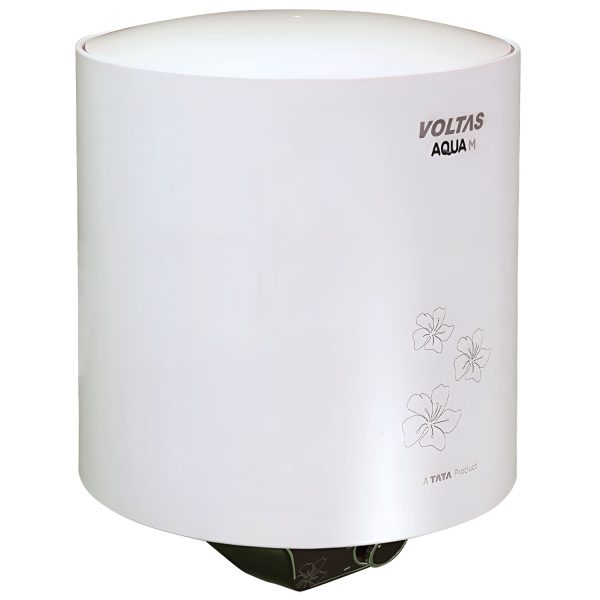 Voltas Aqua Metal 15 Litre, 15 Litre Storage Water Heater with 5 Star Rating with Metal Body and 8 Bar Pressure, White