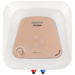 Voltas Magna 15, 15 Litre Storage Water Heater with 5 Star Rating, 8 Bar Pressure and Temperature Control Knob, White