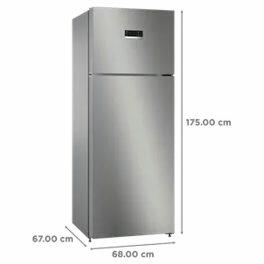 Bosch CTC35S032I 334 Litres 3 Star Sparkly Steel