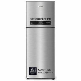 Whirlpool IF Inv CNV 515 2S, 467 Litre 2 Star Double Door 5-in-1 Convertible Modes, Inverter Refrigerator and Stabilizer Free Operation, Alpha Steel