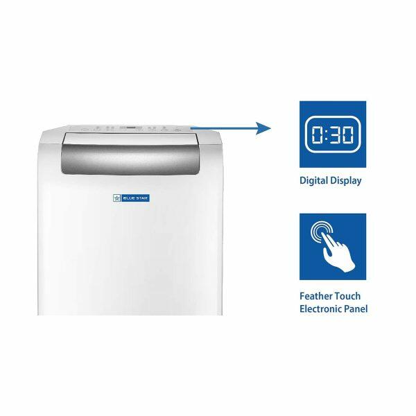BlueStar PC12DB 1 Ton Fixed Speed Portable AC with Self Diagnostics, White