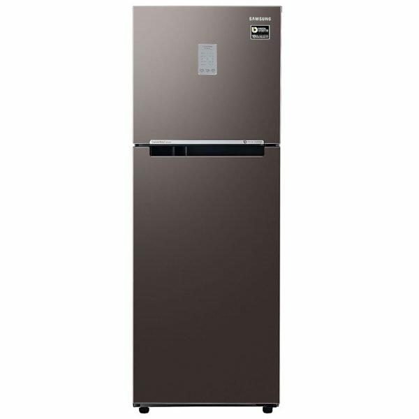 Samsung 236L 2 Star Double Door Refrigerator (RT28CB732C2, Cotta Charcoal)