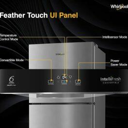 Whirlpool IF Inv CNV 515 2S, 467 Litre 2 Star Double Door 5-in-1 Convertible Modes, Inverter Refrigerator and Stabilizer Free Operation, Alpha Steel
