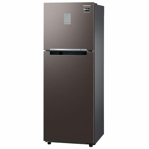 Samsung 236L 2 Star Double Door Refrigerator (RT28CB732C2, Cotta Charcoal)