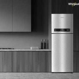 Whirlpool IF Inv CNV 515 2S, 467 Litre 2 Star Double Door 5-in-1 Convertible Modes, Inverter Refrigerator and Stabilizer Free Operation, Alpha Steel
