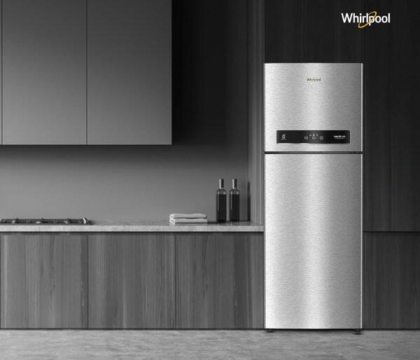 Whirlpool IF Inv CNV 515 2S, 467 Litre 2 Star Double Door 5-in-1 Convertible Modes, Inverter Refrigerator and Stabilizer Free Operation, Alpha Steel