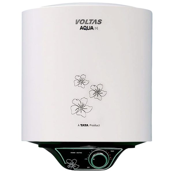 Voltas Aqua Metal 15 Litre, 15 Litre Storage Water Heater with 5 Star Rating with Metal Body and 8 Bar Pressure, White