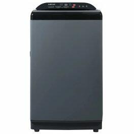 Akai AKFA-80DGGR, 8 KG Fully Automatic Top Load Machine with One Touch Spin Function, Magic Filter with Waterfall and Rust Proof Body, Grey