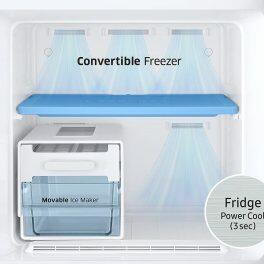 Samsung 236L 2 Star Double Door Refrigerator (RT28CB732C2, Cotta Charcoal)