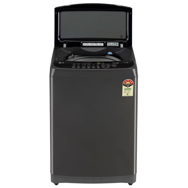 LG T90AJMB1Z, 9 KG Fully Automatic Top Load Machine with Smart Inverter Motor, Auto Tub Clean and Smart Diagnostics, Middle Black