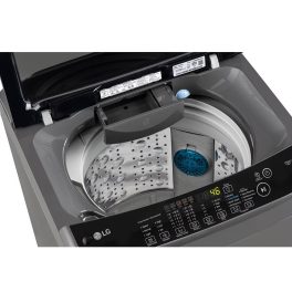 LG T90AJMB1Z, 9 KG Fully Automatic Top Load Machine with Smart Inverter Motor, Auto Tub Clean and Smart Diagnostics, Middle Black
