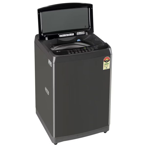 LG T90AJMB1Z, 9 KG Fully Automatic Top Load Machine with Smart Inverter Motor, Auto Tub Clean and Smart Diagnostics, Middle Black