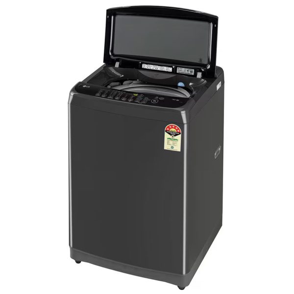 LG T90AJMB1Z, 9 KG Fully Automatic Top Load Machine with Smart Inverter Motor, Auto Tub Clean and Smart Diagnostics, Middle Black