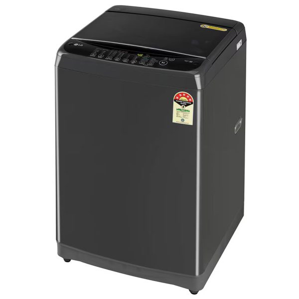 LG T90AJMB1Z, 9 KG Fully Automatic Top Load Machine with Smart Inverter Motor, Auto Tub Clean and Smart Diagnostics, Middle Black
