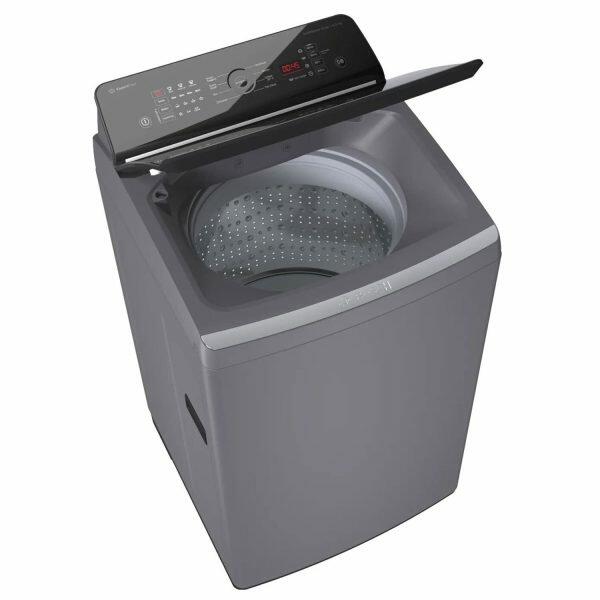 Bosch WOE802D7IN, 8 KG Fully Automatic Top Load Machine with Stainless Steel Drum and Digital Display, Dark Grey