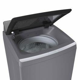 Bosch WOE802D7IN, 8 KG Fully Automatic Top Load Machine with Stainless Steel Drum and Digital Display, Dark Grey