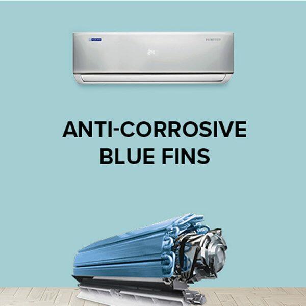 BlueStar IC518SNUR 1.5 Ton 5 Star Inverter Split Air Conditioner with 4 Way Swing, White