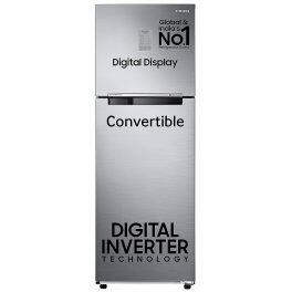 Samsung 256L 3Star Double Door Refrigerator (RT30C3733S8 ,Elegant Inox)