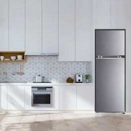 LG 246L 3 Star Double Door Refrigerator (GL-S262SDSX, Dazzle Steel)