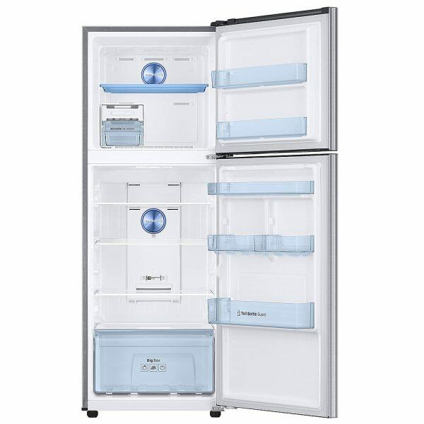 Samsung 385L 3 Star Double Door Refrigerator (RT42C553ESL/HL, Clean Steel)