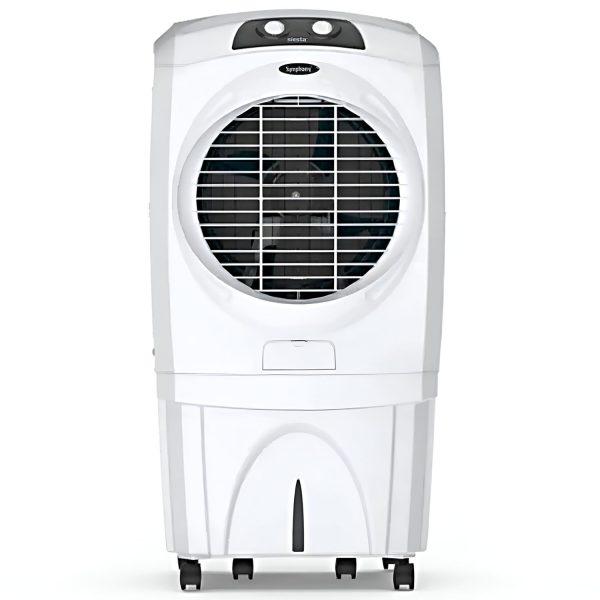 Symphony Siesta 95 Desert Cooler with Honeycomb Pad & Fan, White