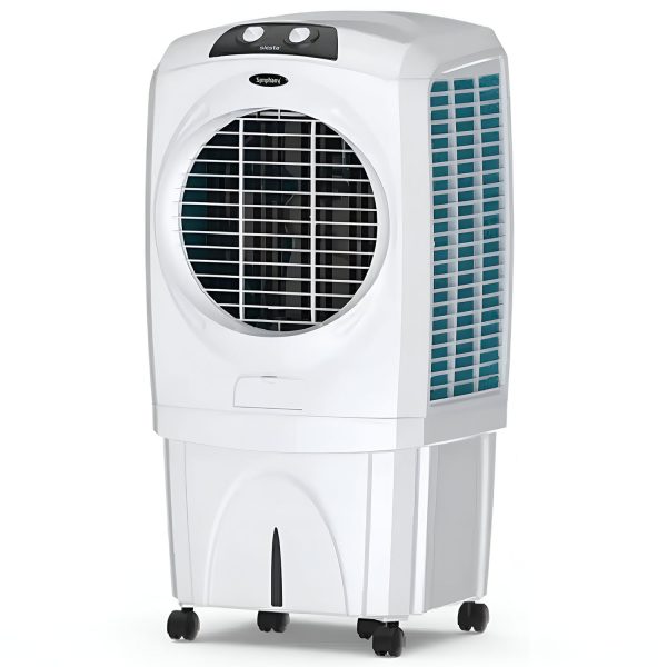 Symphony Siesta 95 Desert Cooler with Honeycomb Pad & Fan, White