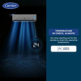 Carrier 12K 5S Xcel Lumo 1 Ton 5 Star Inverter Split AC with Wi-Fi & 6-in-1 Convertible, White