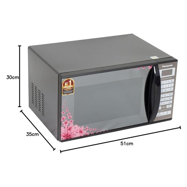 Panasonic CT64MBFDG, 27 Litre Convection Microwave with Touch Key Pad and Timer Function, Black