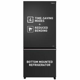 Panasonic 357L 2Star Bottom Mount Refrigerator (NR-BK418BQKN,Diamond Black)
