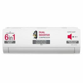 LG TS-Q12BNXE 1 Ton 3 Star Inverter Split AC with 6-in-1 Convertible, White