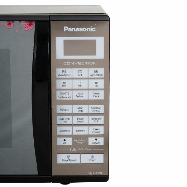 Panasonic CT64MBFDG, 27 Litre Convection Microwave with Touch Key Pad and Timer Function, Black