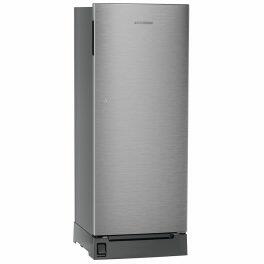 Liebherr DFPSIC 1921, 191L 3 Star Inverter,Direct Cool, Handsfree Open with Foot Pedal base drawer, Single Door Refrigerator,20 Yrs Warranty on Compressor, Silver Steel