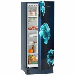 Liebherr DFPLDC 1921, 191 L in 3 star Pure Single-door refrigerator with iCoolTouch UI,Handsfree, Foot Pedal, Base Drawer, 20 Years Warranty on Compressor, Blue Divine
