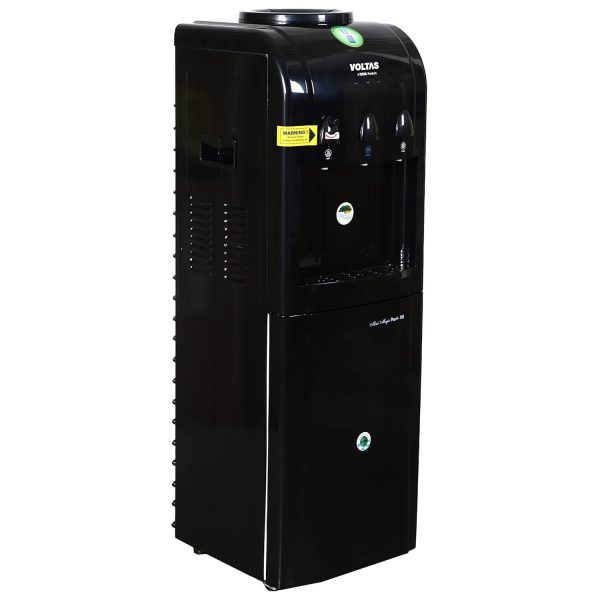 Voltas Pearl RB, Water Dispenser with 20 Litre Refrigerator with 3 Tap Cold, Hot and Normal, Black