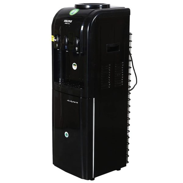 Voltas Pearl RB, Water Dispenser with 20 Litre Refrigerator with 3 Tap Cold, Hot and Normal, Black