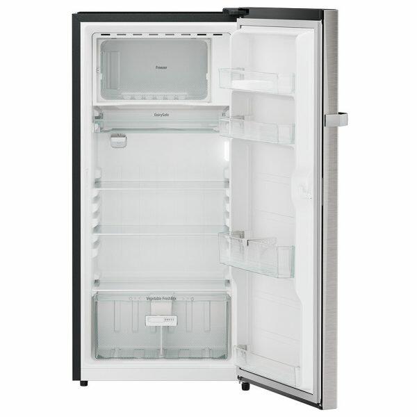 Liebherr DNBSIC 1911, 191L 3 Star Inverter, Direct Cool Single Door Refrigerator, 20 Years Warranty on Compressor, Freezer 22 L, Silver Steel
