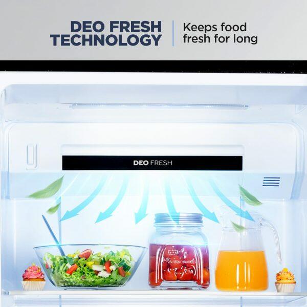 Haier 598 Litre Triple Door Side by Side Refrigerator, Black Glass (HRT-683KG)