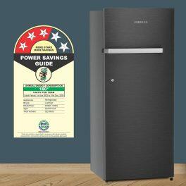 Liebherr DNBBSC 2211, 222L 3 Star Inverter, Direct Cool, Bar Handle, Single Door Refrigerator, 20 Years Warranty on Compressor with Humidity Controller, Black Steel