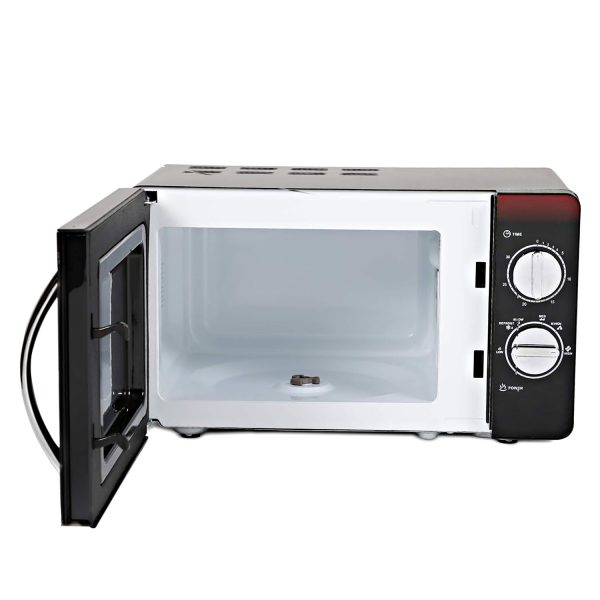 Haier HIL2001MFPH, 20 Litre Solo Microwave Oven with 6 Multi Power Level and Keep Warm Feature, Black