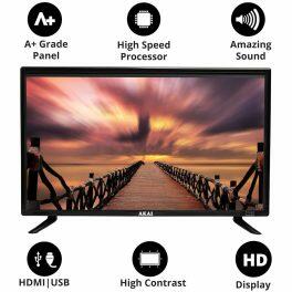 AKAI 60 cms HD Ready TV (AKLT24N-D53W, Black)
