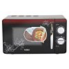 Haier HIL2001MFPH, 20 Litre Solo Microwave Oven with 6 Multi Power Level and Keep Warm Feature, Black