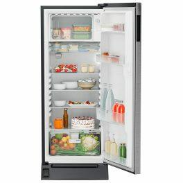 Liebherr DFPSIC 2221, 222L 3 Star Inverter,Direct Cool, Handsfree Open with Foot Pedal base drawer, Single Door Refrigerator,20 Yrs Warranty on Compressor, Silver Steel