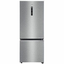 Haier 325 Litre 3 Star Bottom Mount Refrigerator, Brushline Silver (HRB-3753BBS)