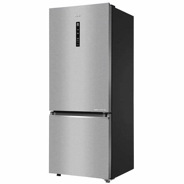 Haier 325 Litre 3 Star Bottom Mount Refrigerator, Brushline Silver (HRB-3753BBS)