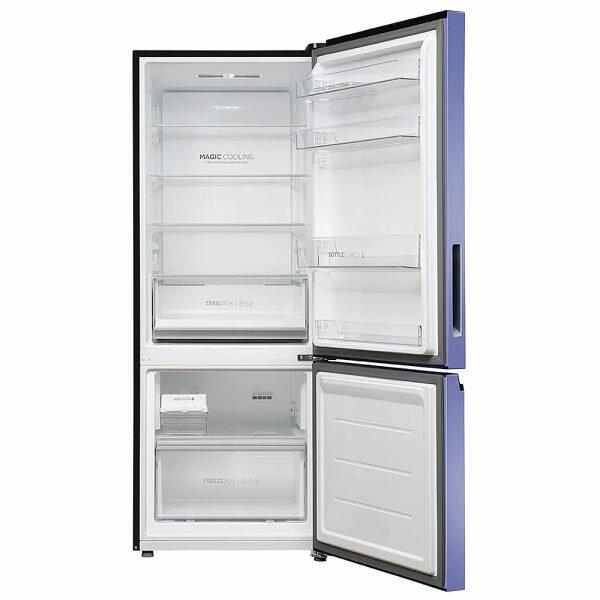 Haier 325 Litre 3 Star Bottom Mount Refrigerator, Brushline Silver (HRB-3753BBS)