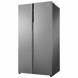 Haier 602 Litre Side by Side Refrigerator, Shiny Steel (HRS-682SS)