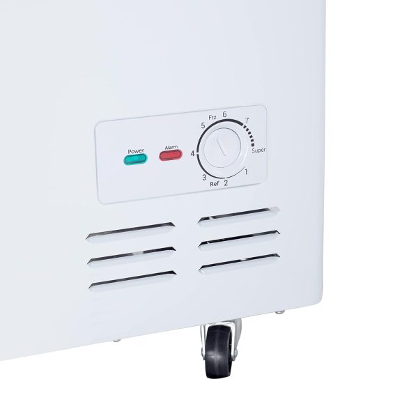 Haier HFC-320DM5 301L Double Door Convertible Deep Freezer with 5 Star, White