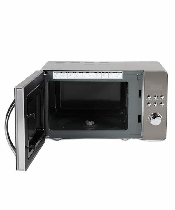 Haier HIL2001CSSH, 20 Litre Convection Microwave Over with Mirror Glass Design and 66 Auto Cook Menu, Silver