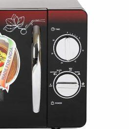 Haier HIL2001MFPH, 20 Litre Solo Microwave Oven with 6 Multi Power Level and Keep Warm Feature, Black